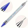 Stylo de peinture diamant sans cire double pointe – Couleur Bleu