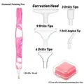 Stylo diamant peinture 13 pièces – Couleur Pinkset