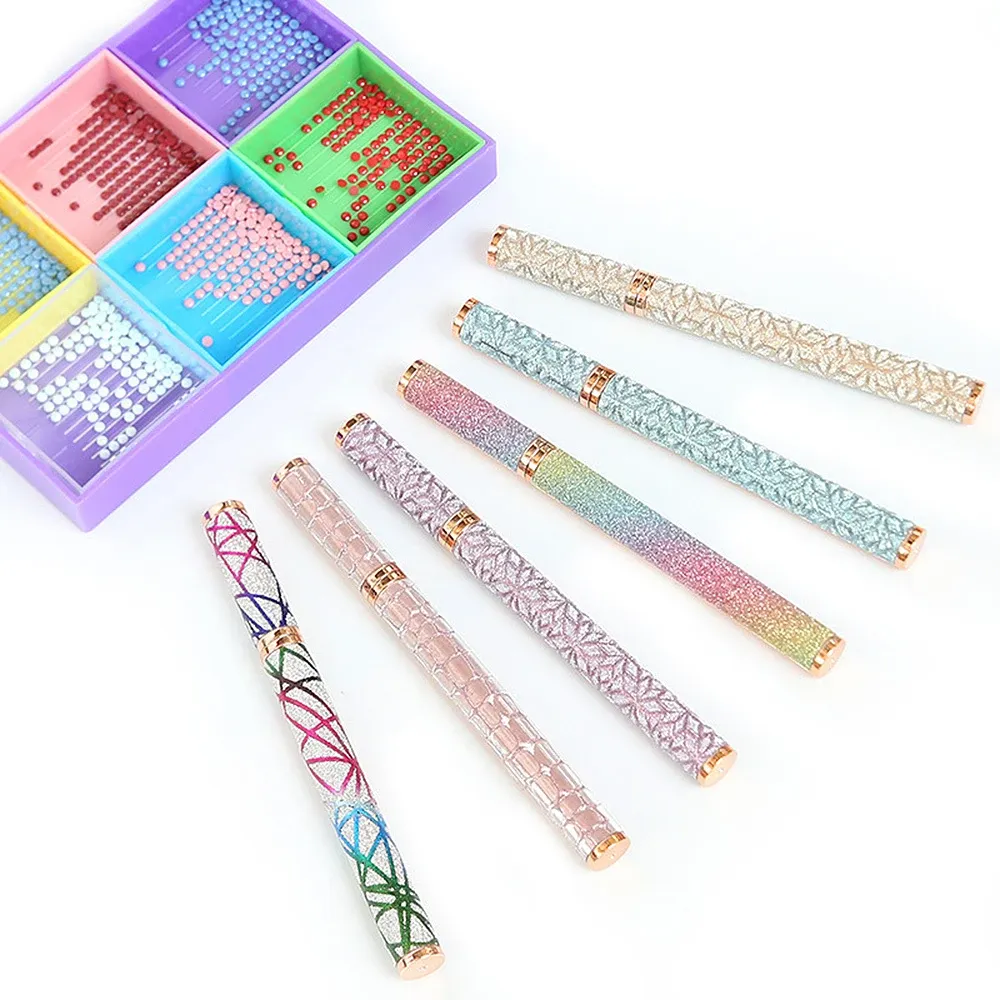 Stylo peinture diamant brillant 6 têtes
