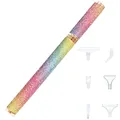 Stylo peinture diamant brillant 6 têtes – Couleur Rainbow Glitter