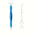 Stylo peinture diamant forme rouge à lèvres – Couleur Bleu (J-43)