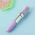 Stylo peinture diamant forme rouge à lèvres – Couleur Violet (J-55)