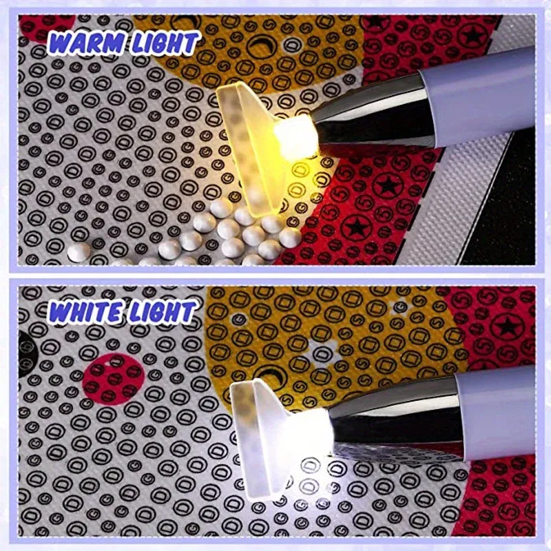 Stylo peinture diamant LED USB rechargeable