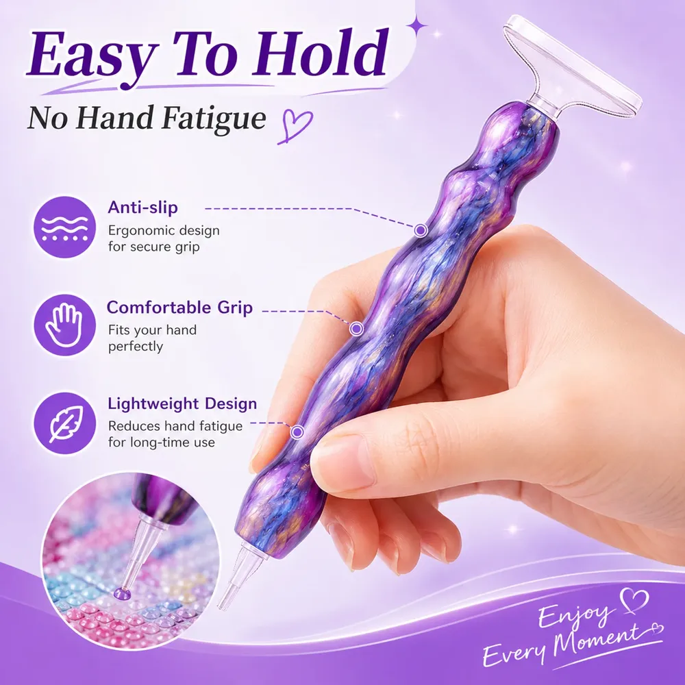 Stylo peinture diamant multicolore