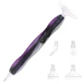 Stylo peinture diamant multicolore – Couleur F-PurpleWhite