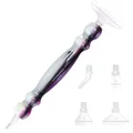 Stylo peinture diamant multicolore – Couleur G-PurpleWhite