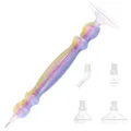 Stylo peinture diamant multicolore – Couleur G-YellowPurple