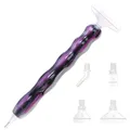 Stylo peinture diamant multicolore – Couleur H-PurpleWhite