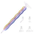Stylo peinture diamant multicolore – Couleur H-YellowPurple