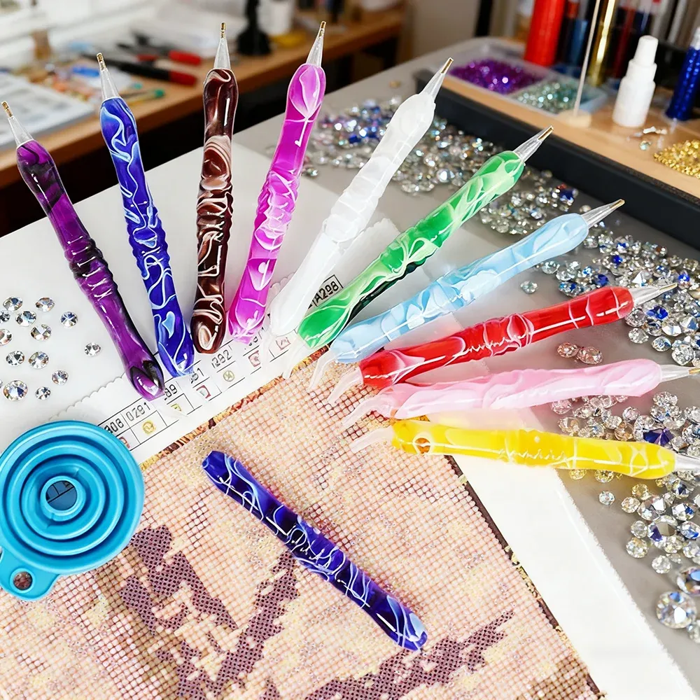 Stylo peinture diamant résine 6 têtes