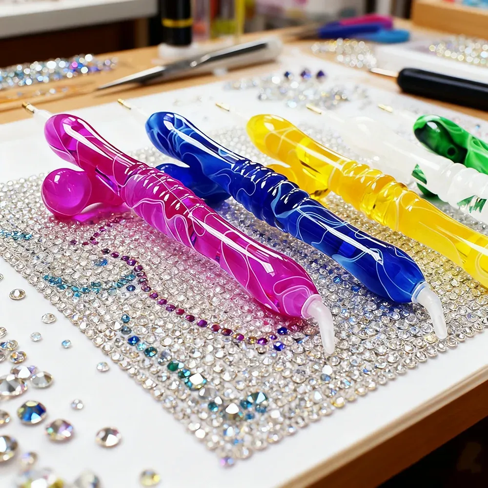 Stylo peinture diamant résine 6 têtes