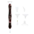 Stylo peinture diamant résine 6 têtes – Couleur E Brown Plastic Tips