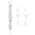 Stylo peinture diamant résine 6 têtes – Couleur E White Plastic Tips