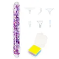 Stylo peinture diamant résine lumineuse 6 têtes – Couleur Purple A