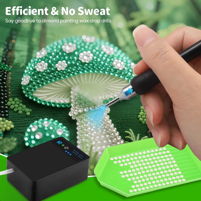 Stylo peinture diamant sans fil