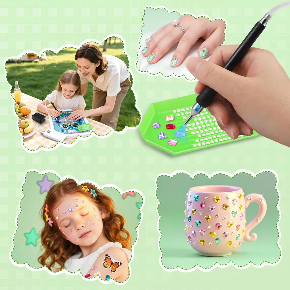 Stylo peinture diamant sans fil