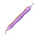 Stylo résine peinture diamant double extrémité – Couleur XBJ F-YellowPurple
