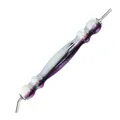 Stylo résine peinture diamant double extrémité – Couleur XBJ G-PurpleWhite