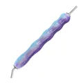 Stylo résine peinture diamant double extrémité – Couleur XBJ H-BluePurple