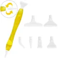 Stylo tête tambour pour peinture diamant – Couleur yellow