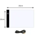 Table lumineuse LED A4 A5 pour peinture diamant – Couleur A4 20X30cm