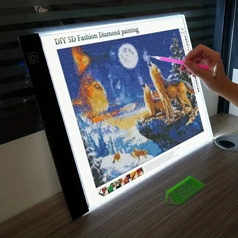 Table lumineuse LED A4 A5 pour peinture diamant