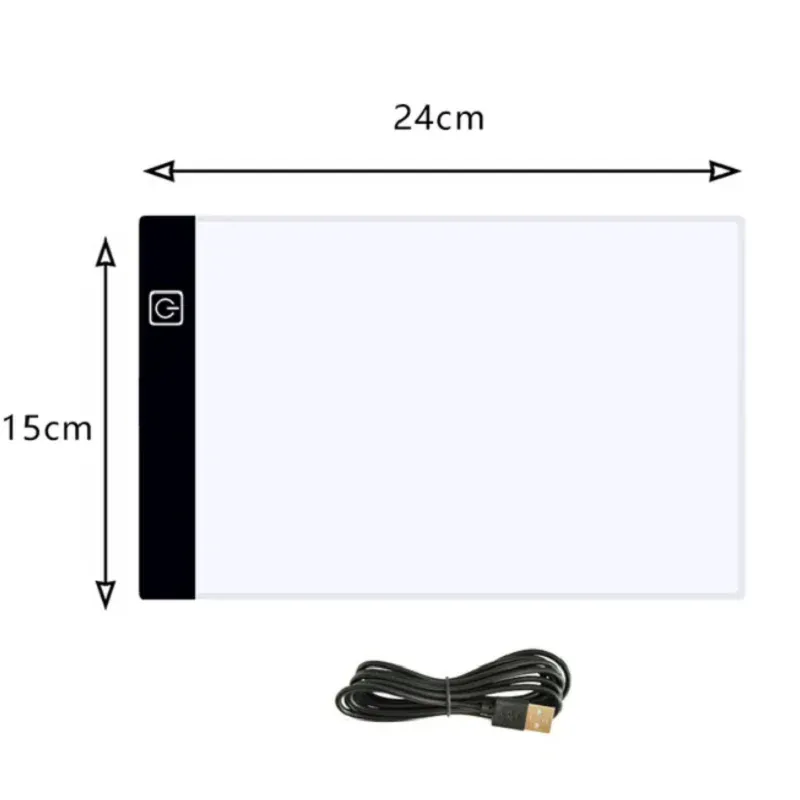 Table lumineuse LED A4 A5 pour peinture diamant