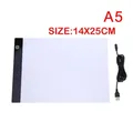 Tableau lumineux LED A3 A4 A5 intensité réglable – Couleur A5 14X25CM