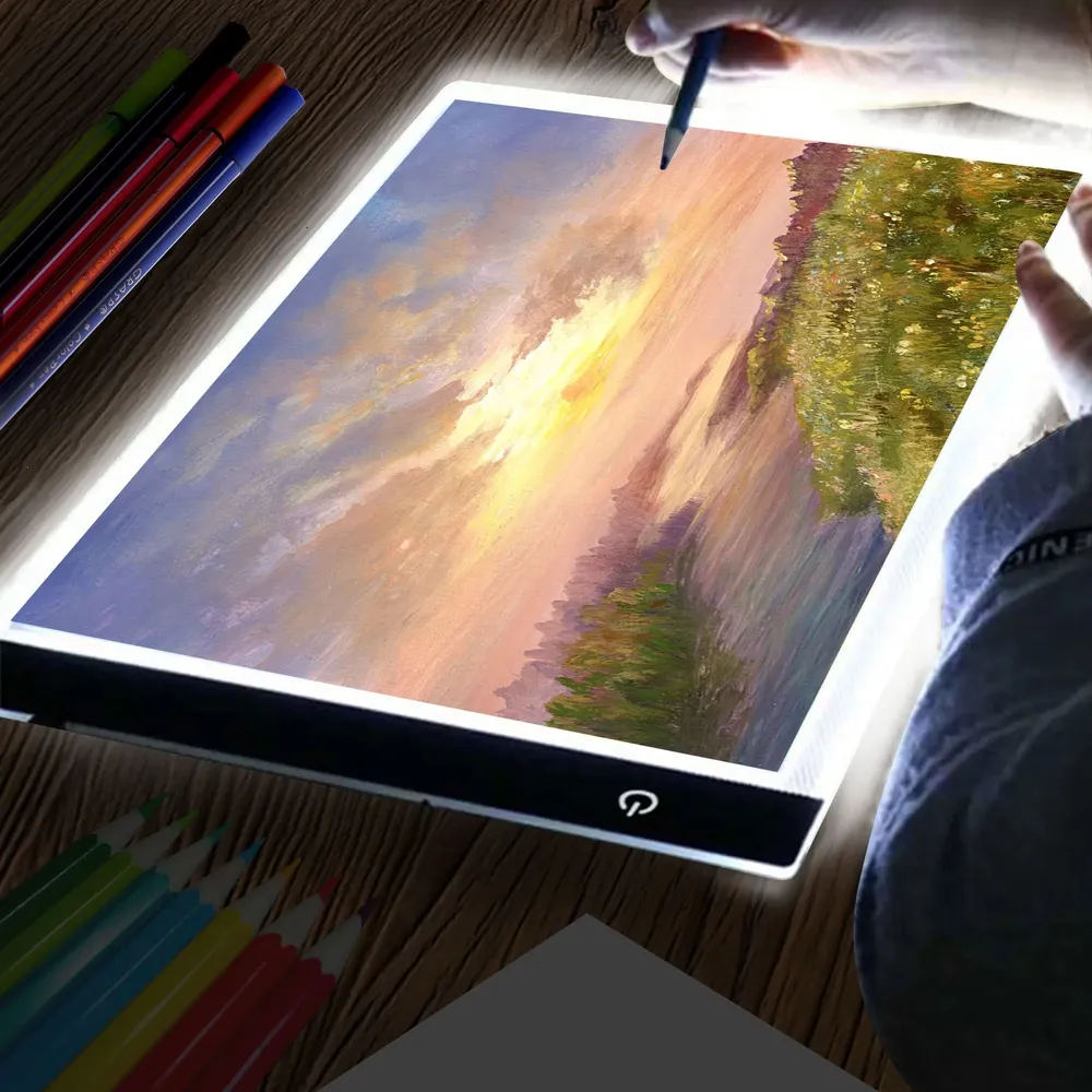 Tableau lumineux LED A3 A4 A5 intensité réglable
