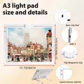 Tablette lumineuse LED A3 rechargeable 6 niveaux de luminosité – 6