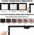 Tablette lumineuse LED A3 rechargeable pour peinture diamant – 2