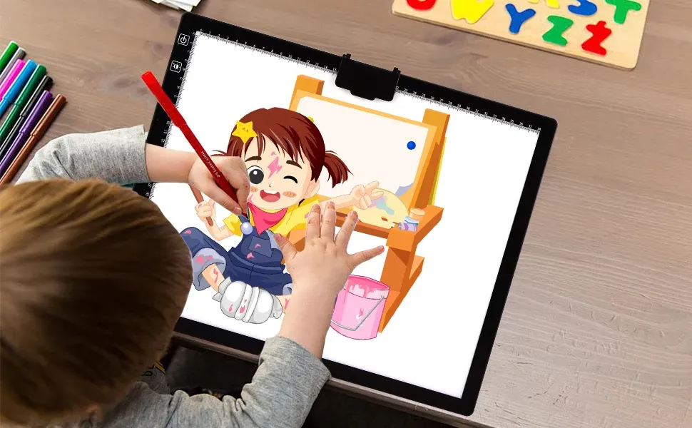 Tablette lumineuse LED A3 rechargeable pour peinture diamant