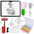 Tablette lumineuse LED A3 réglable avec support pour peinture diamant – 6