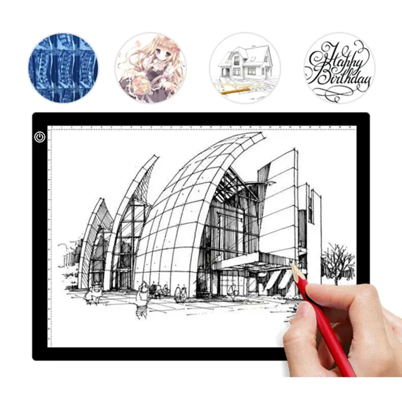 Tablette lumineuse LED A4 A3 A2 pour peinture diamant
