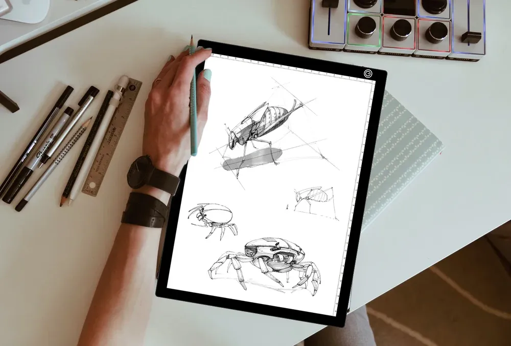Tablette lumineuse LED A4 A3 A2 pour peinture diamant