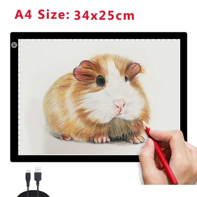 Tablette lumineuse LED A4 A3 A2 pour peinture diamant
