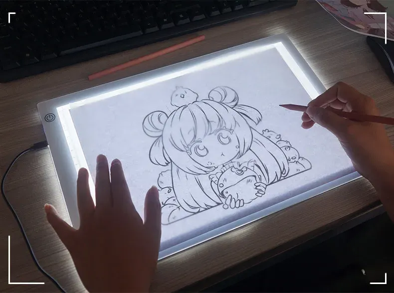 Tablette lumineuse LED A4 A5 pour peinture diamant