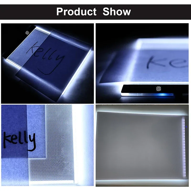 Tablette lumineuse LED A4 A5 pour peinture diamant