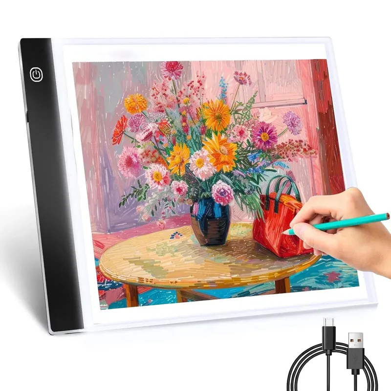 Tablette lumineuse LED A4 USB pour peinture diamant