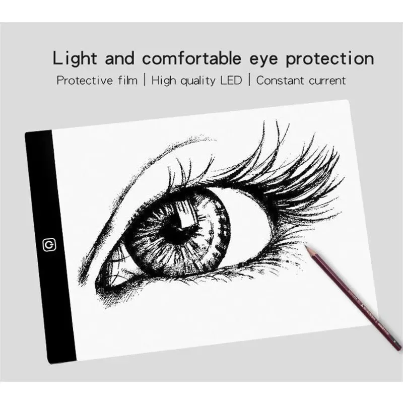 Tablette lumineuse LED A4 USB pour peinture diamant