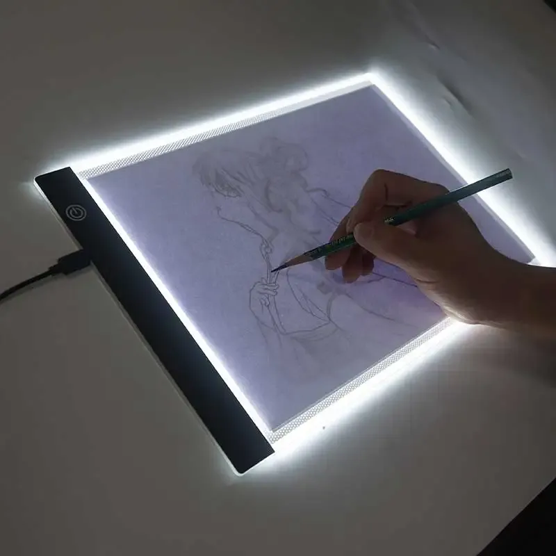 Tampon lumineux LED A3 A4 A5 intensité réglable