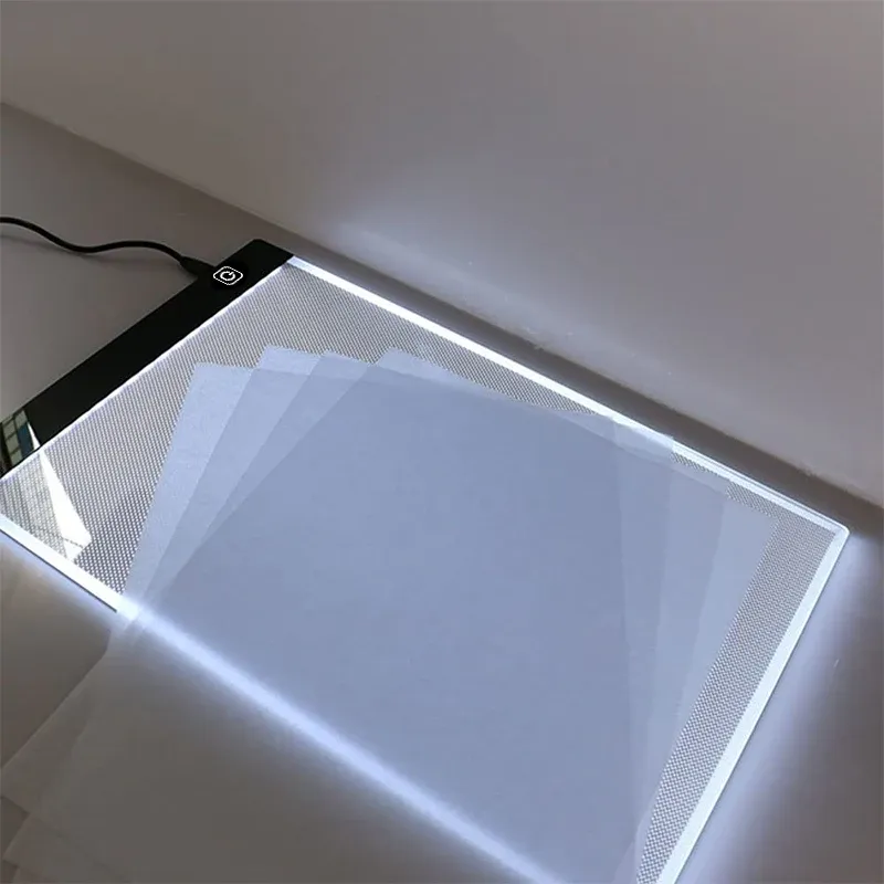 Tampon lumineux LED A3 A4 A5 intensité réglable