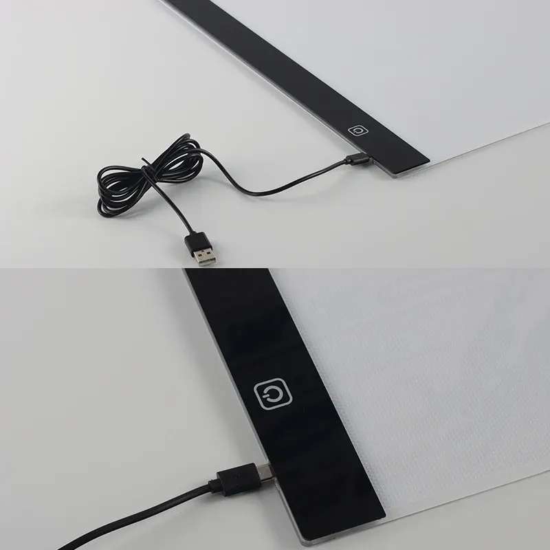 Tampon lumineux LED A3 A4 A5 intensité variable