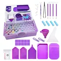 Valise de rangement pour peinture diamant à trois niveaux – 2