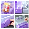Valise de rangement pour peinture diamant à trois niveaux – 4