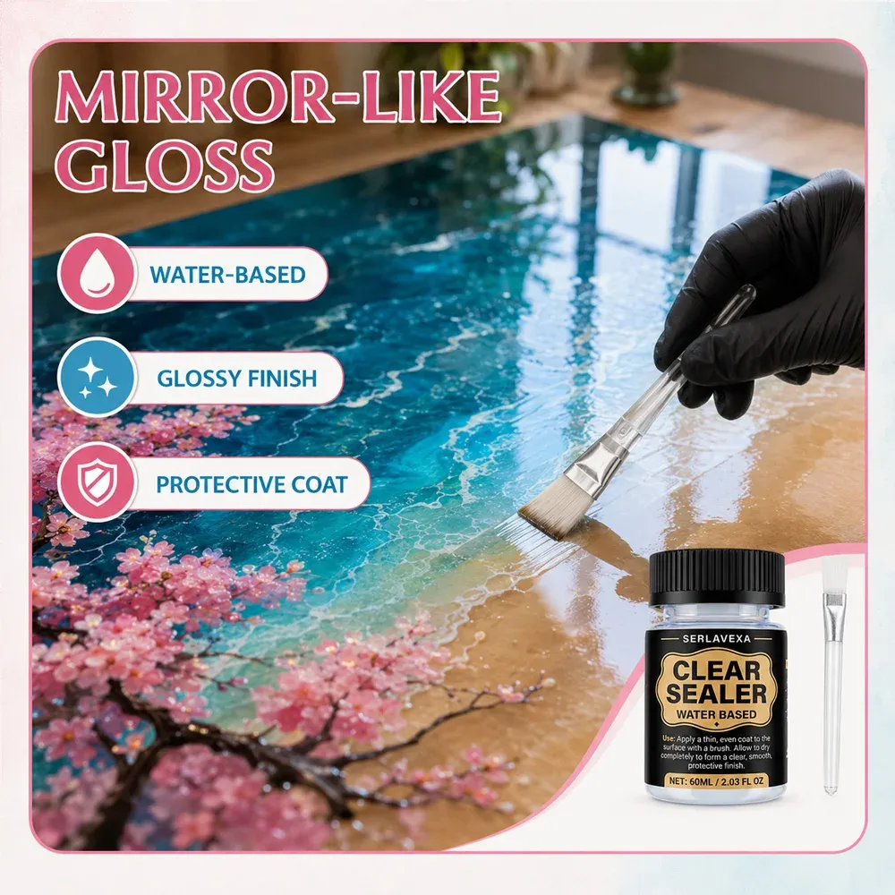 Vernis peinture diamant 60 à 420 ml brillant à base d'eau